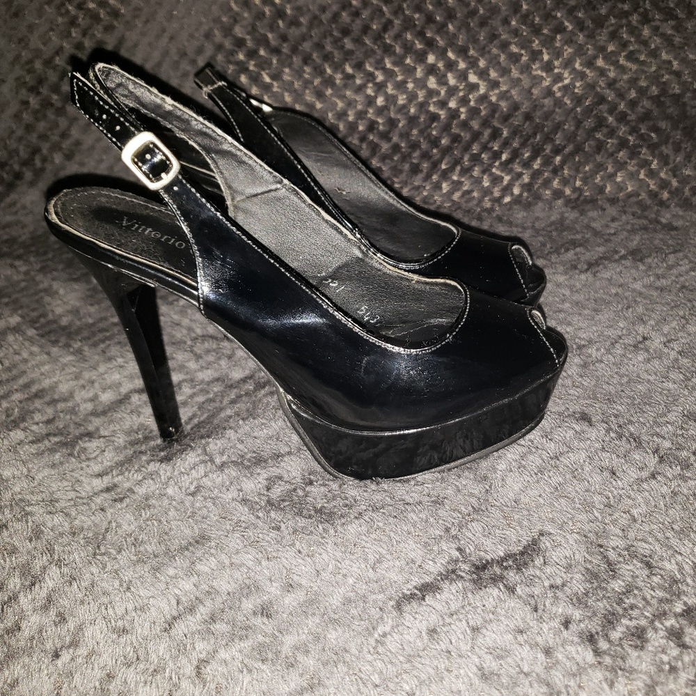 Black high heels